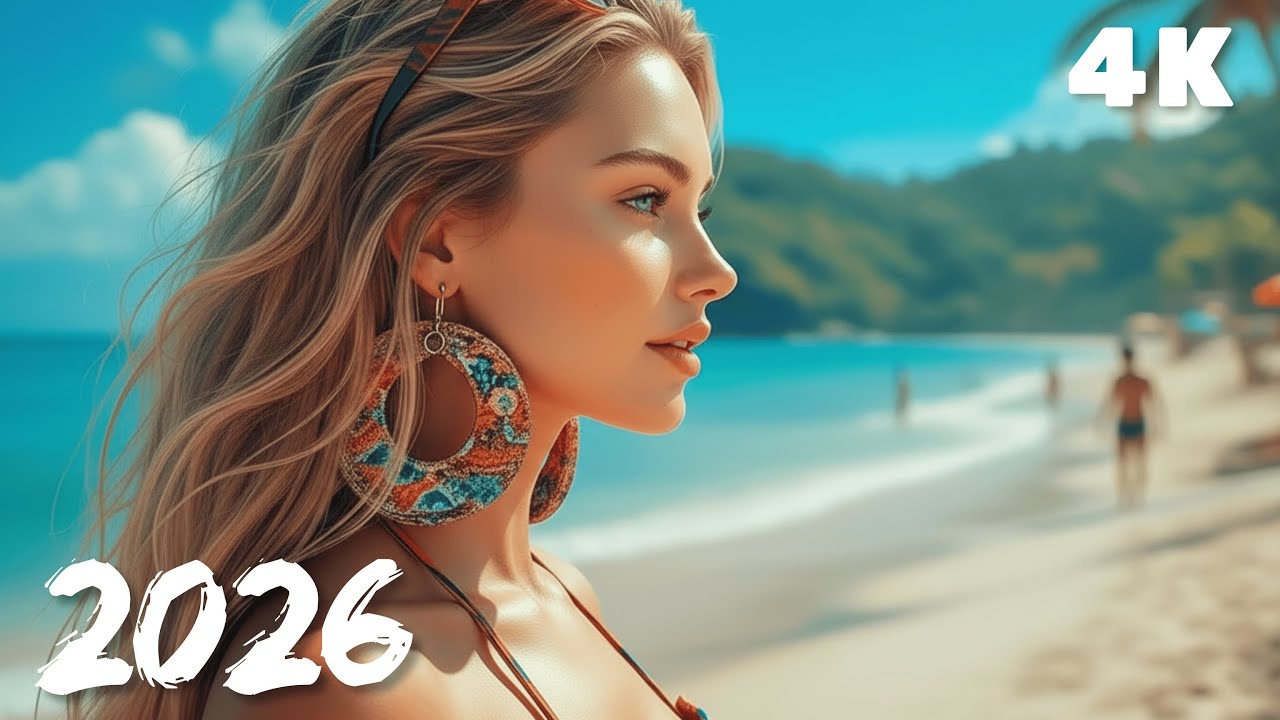 Sea Horizon Relax 🌅 Relaxing Deep House 4K UHD 2026 | Blue Shore Beats