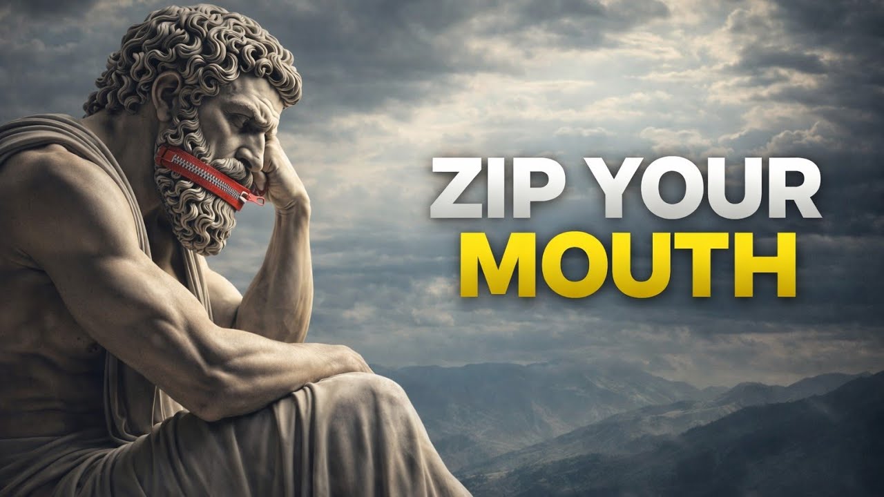 STOP TALKING IN THESE 7 SITUATION | Stoic Motivational Speech 