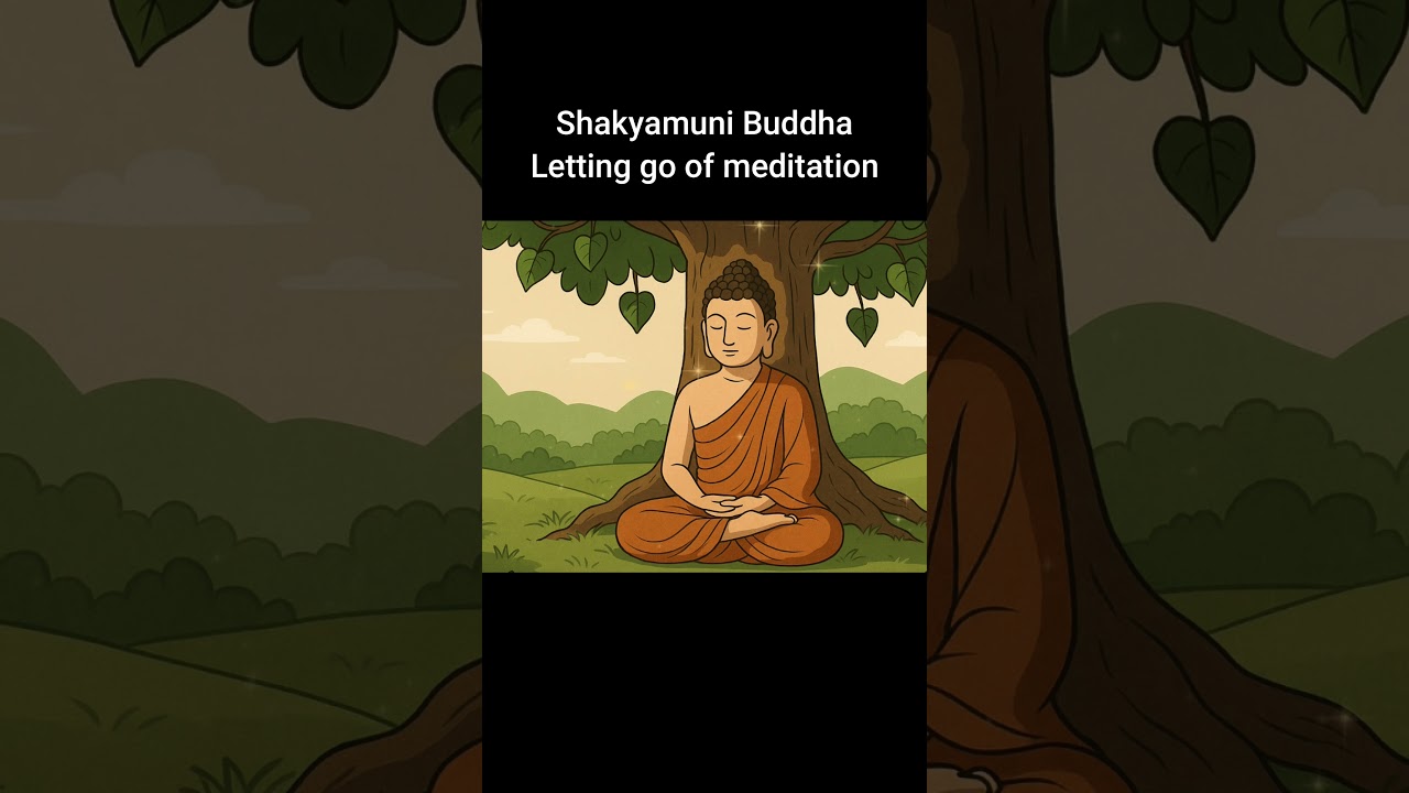 Shakyamuni Buddha attained enlightenment by letting go of meditation #buddha #enlightenment