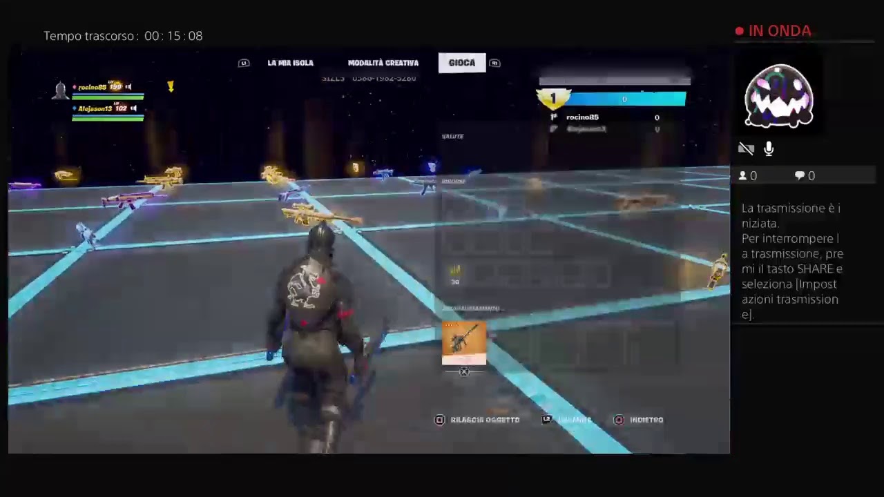 Build e box contro mio cugino su Fortnite
