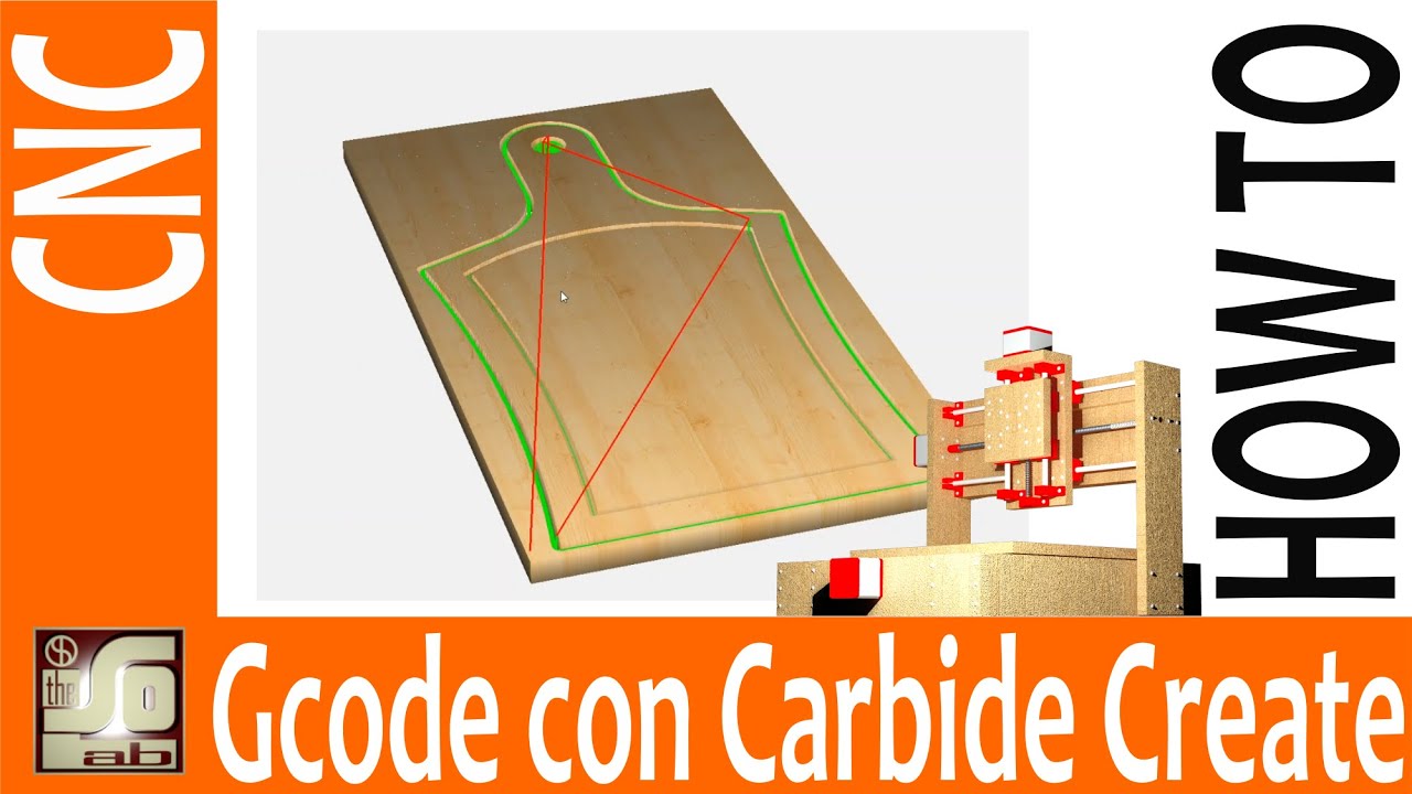 CNC TUTORIAL - Creazione G code con Carbide Create e visualizzazione con Colibri