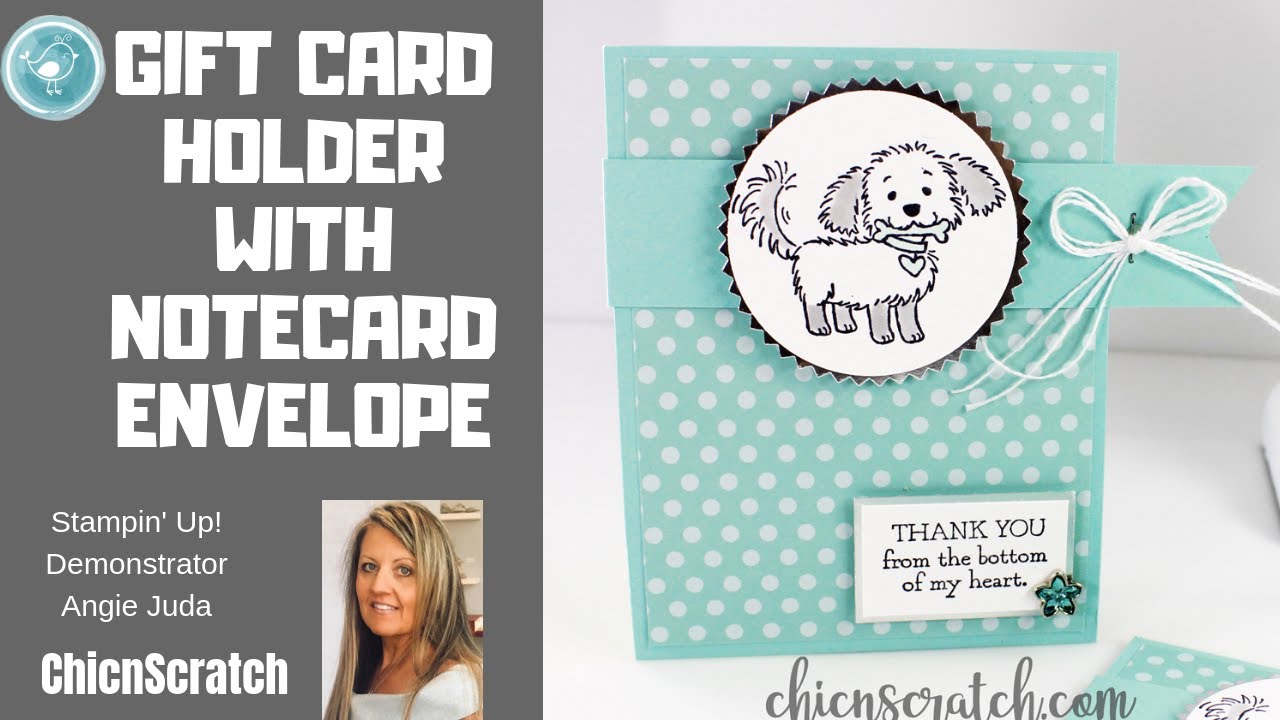 Gift Card Holder with Notecard Envelope