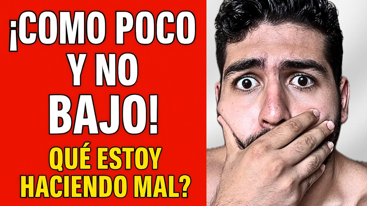 Comes poco y NO bajas de peso? Este error te SABOTEA (déficit calórico explicado)
