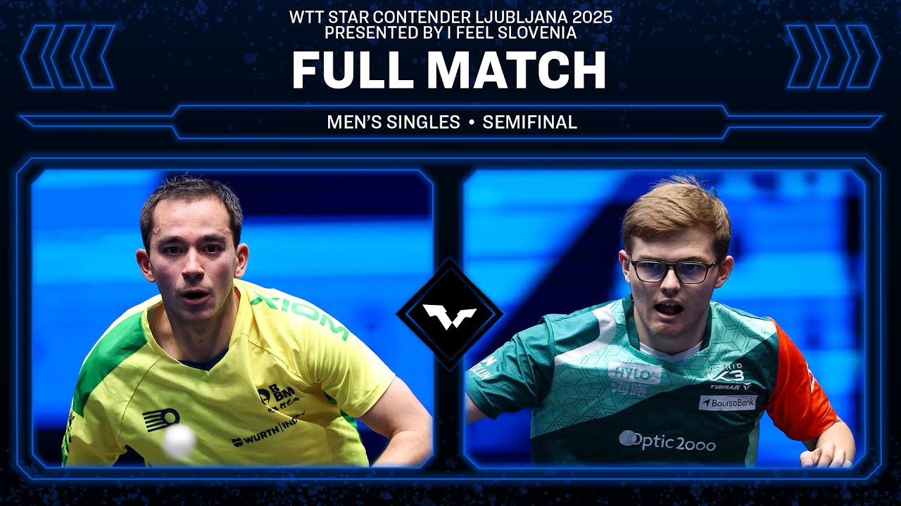 FULL MATCH | Hugo Calderano vs Alexis Lebrun | MS SF | #WTTLjubljana 2025