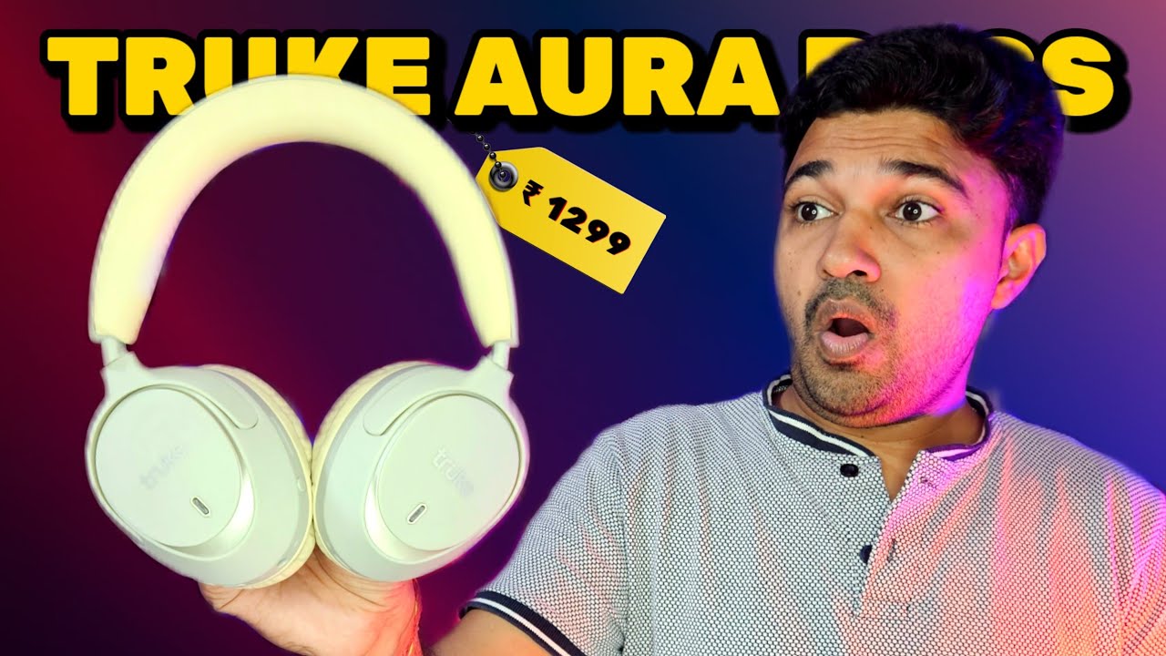 Budget PREMIUM Headphone Just ₹1299🔥Truke Aura Bass⚡Don't Miss 😲