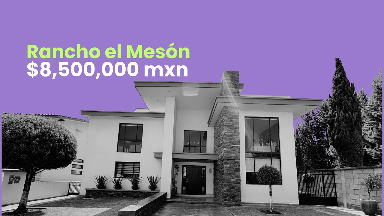 Casa de $8.5M en Rancho El Mesón que no deberías dejar pasar ✨