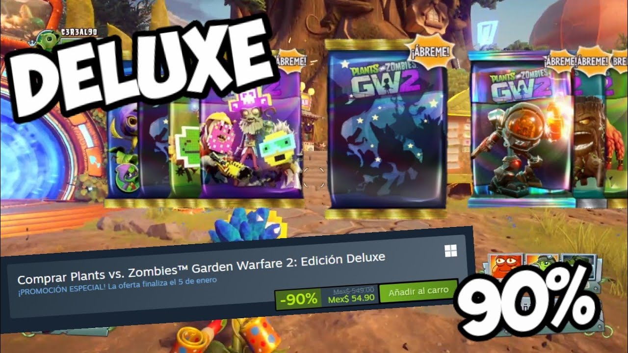 REVIEW PVZ GW2 "DELUXE" QUE LE METIERON UN SUPER DESCUENTO AYAYAYAYAAAYAYYAYAYAY UN SALUDITOOOOOO!!!