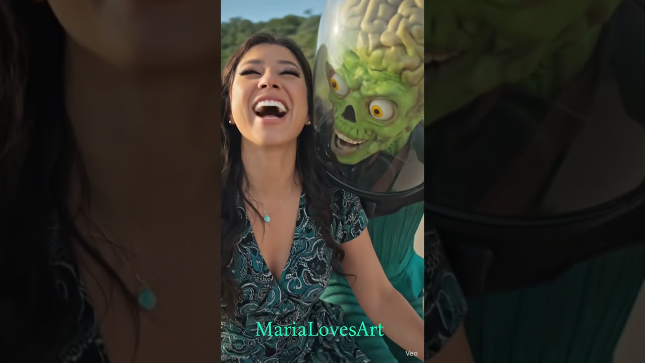 Ack Ack! (Translation: Nice View!) #ai #alien #marsattacks #scificomedy #ackack #riseoftherobots