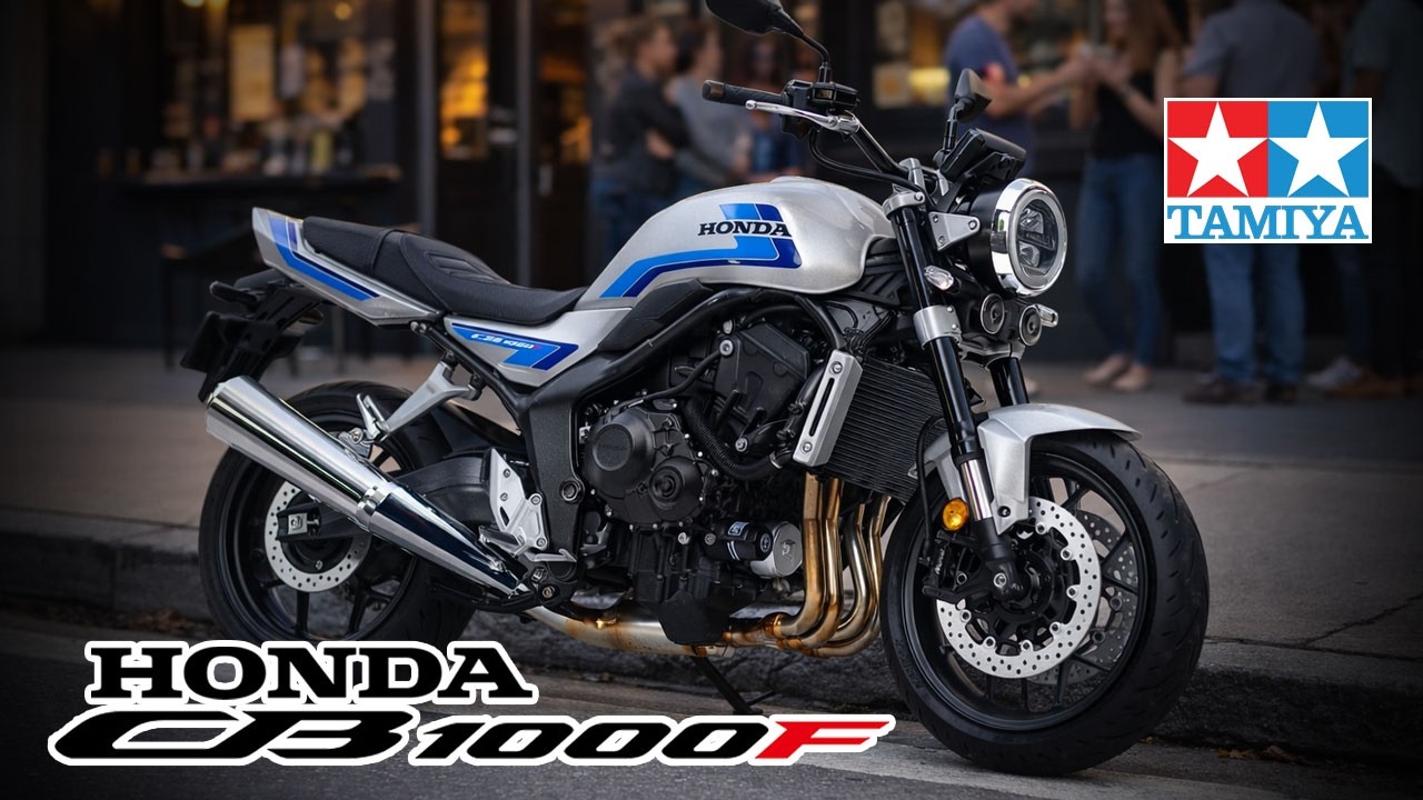 This Tamiya Motorcycle Model Kit is INSANE | Honda CB1000F Unboxing