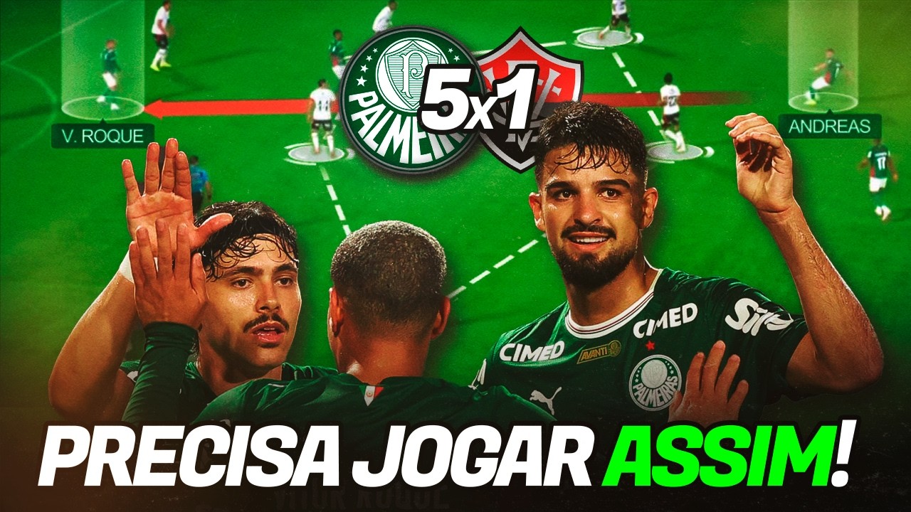 Palmeiras GOLEIA o Vitória na primeira atuação CONVINCENTE do ano | ANÁLISE TÁTICA