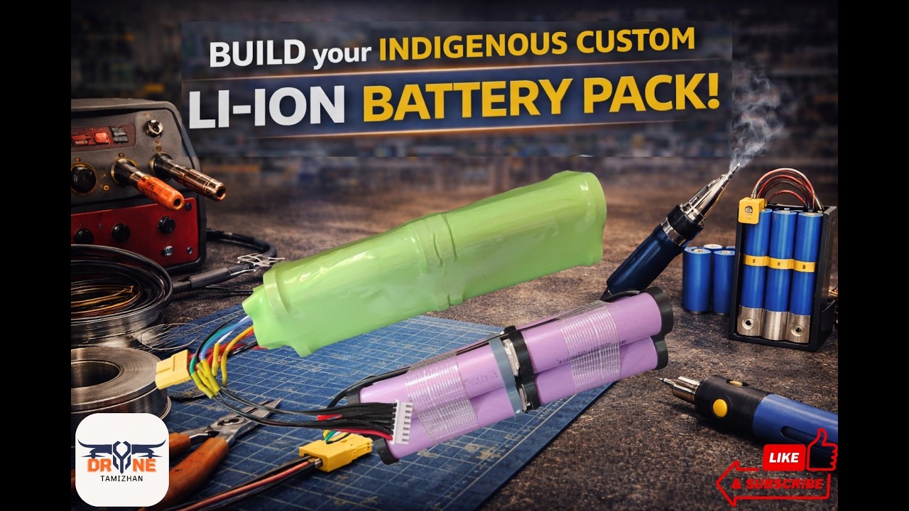 Indigenous Custom Li-Ion Battery Pack for FPV | Step-by-Step (Part2) #fpvdrone #fpvbattery