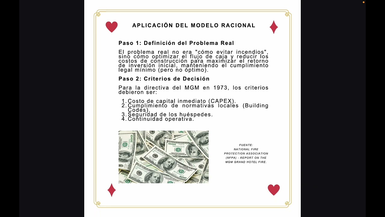 Toma de decisiones MGM