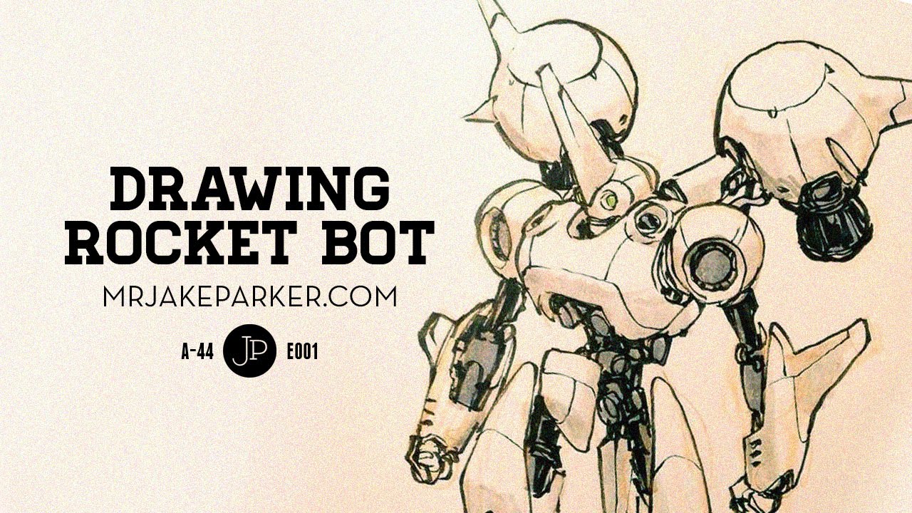 Drawing Rocket Bot e001