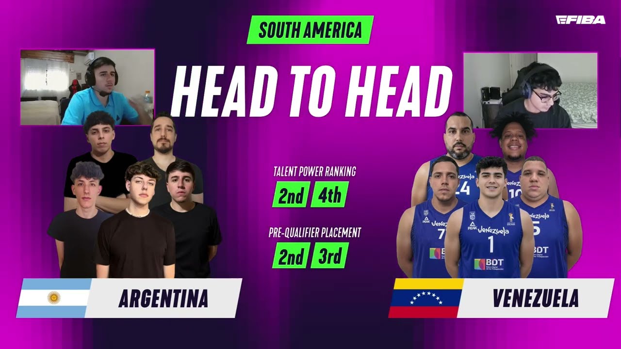 2026 eFIBA South America Qualifiers: Argentina vs. Venezuela (Game One)