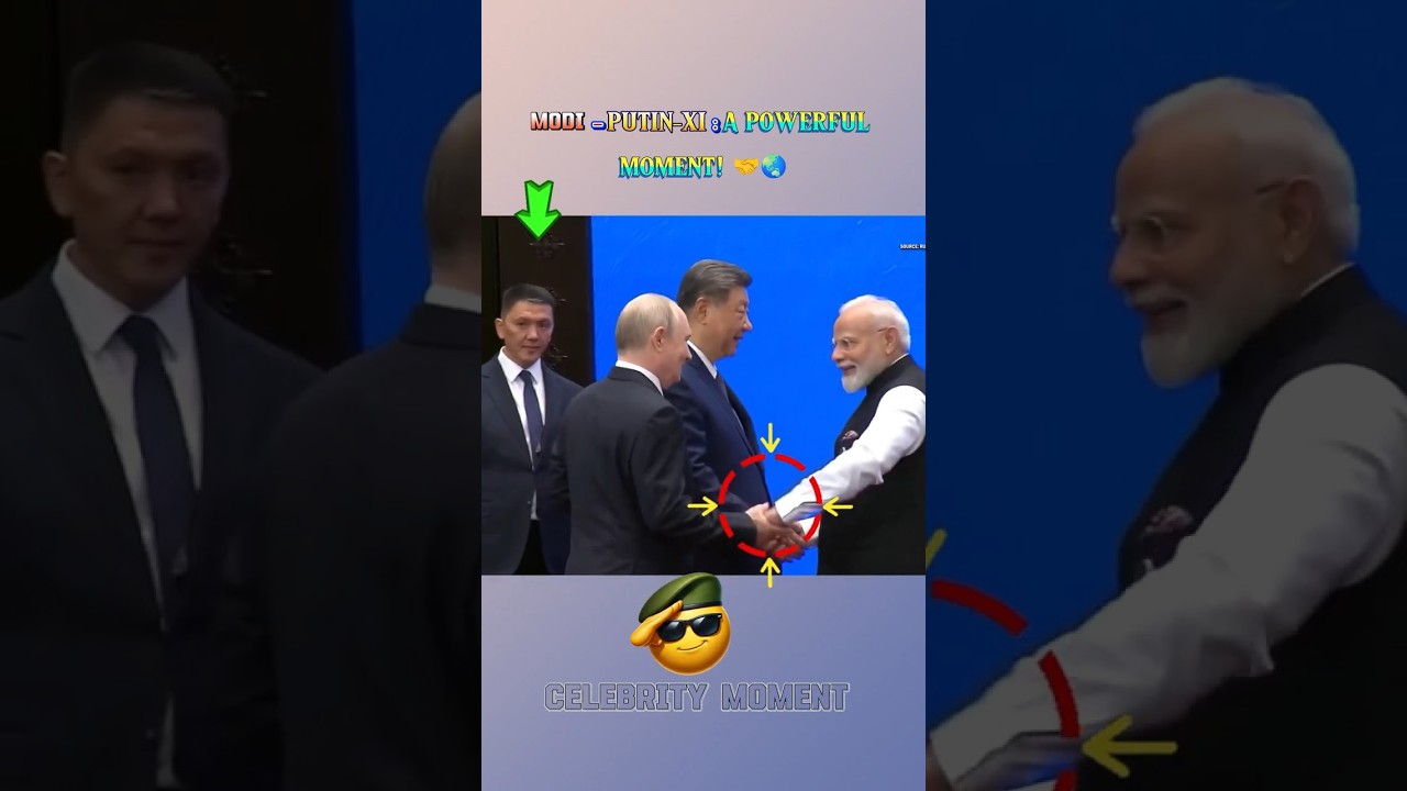 Modi, Putin & Xi: This Moment Says A LOT! 🤝🌏 #Shorts #PMModi
