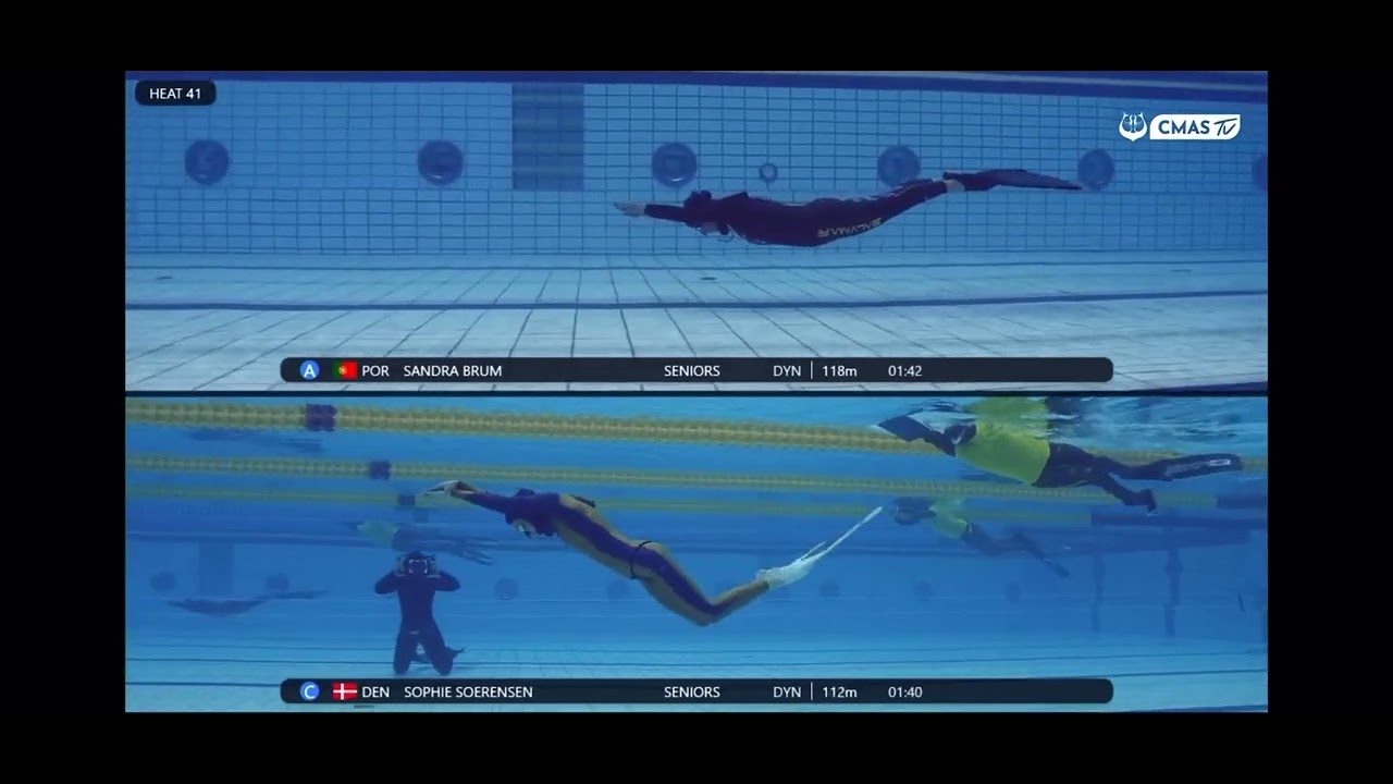 Freediving World Championship pool Monofin