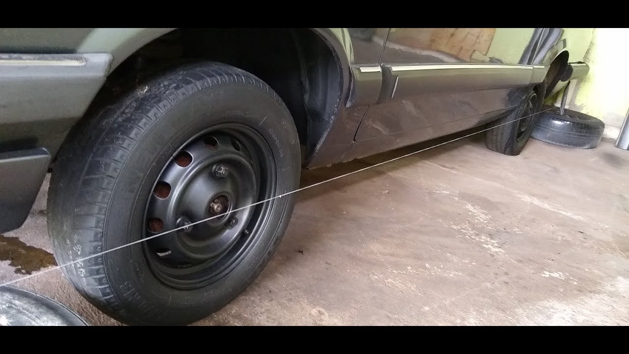 Alinhamento Completo Em Casa...A Maioria Dos Carros, N&atilde;o Tem Regulagem De Cambagem.