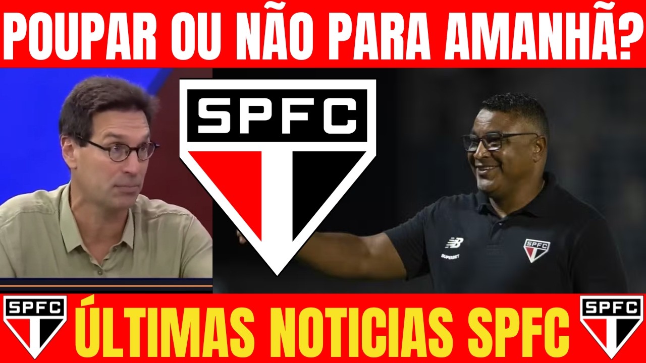 SPFC HOJE - DIRETO DO CT COM DÚVIDAS PARA A SEQUENCIA DO SÃO PAULO ANTES DA PARADA, DESEMPENHO E +
