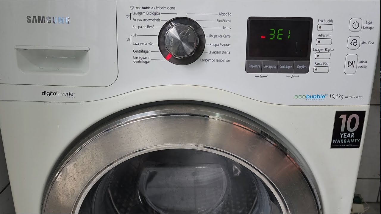 [ 27 ] - LAVADORA LAVA E SECA SAMSUNG ERRO 3E 3E1 3E2 3E3 || (11) 96097-9953