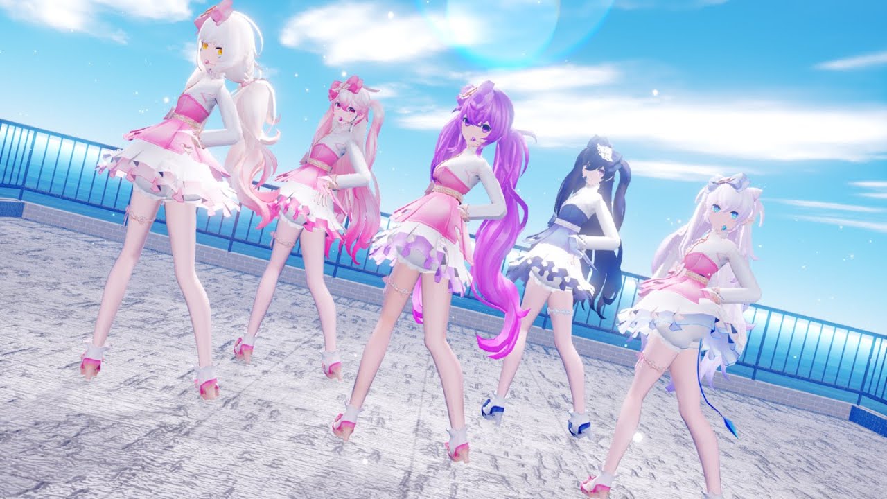 【엘소드MMD】유리구슬【MegaCake&니샤】
