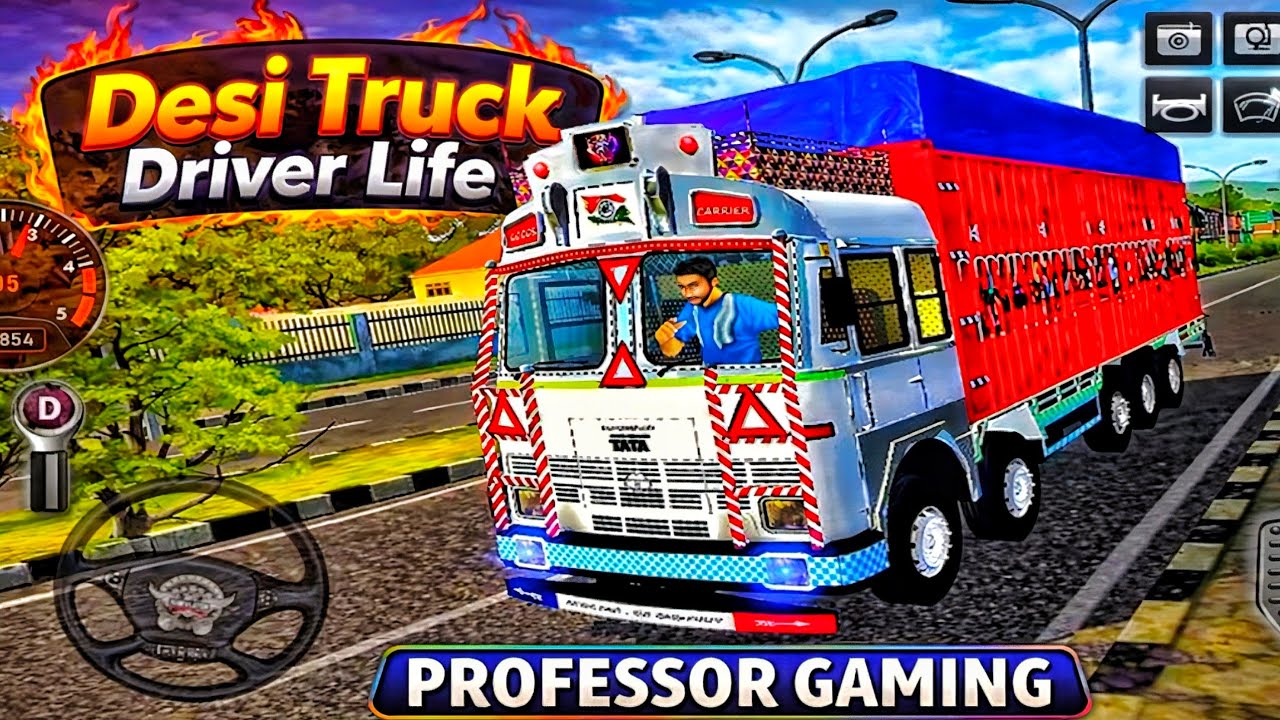 Dangerous Ghats Me Truck Driving 💀🚚 | Professor Gaming 👹