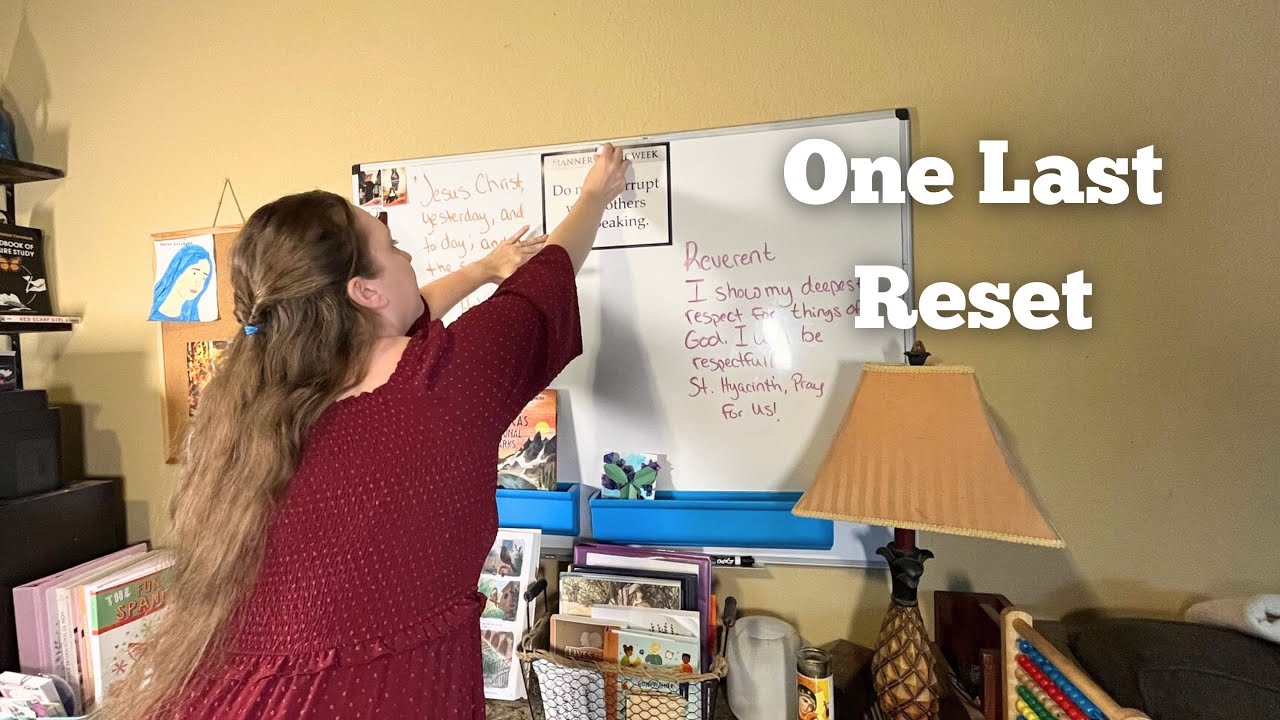 Reset My Homeschool Room with Me One Last Time Before We Move