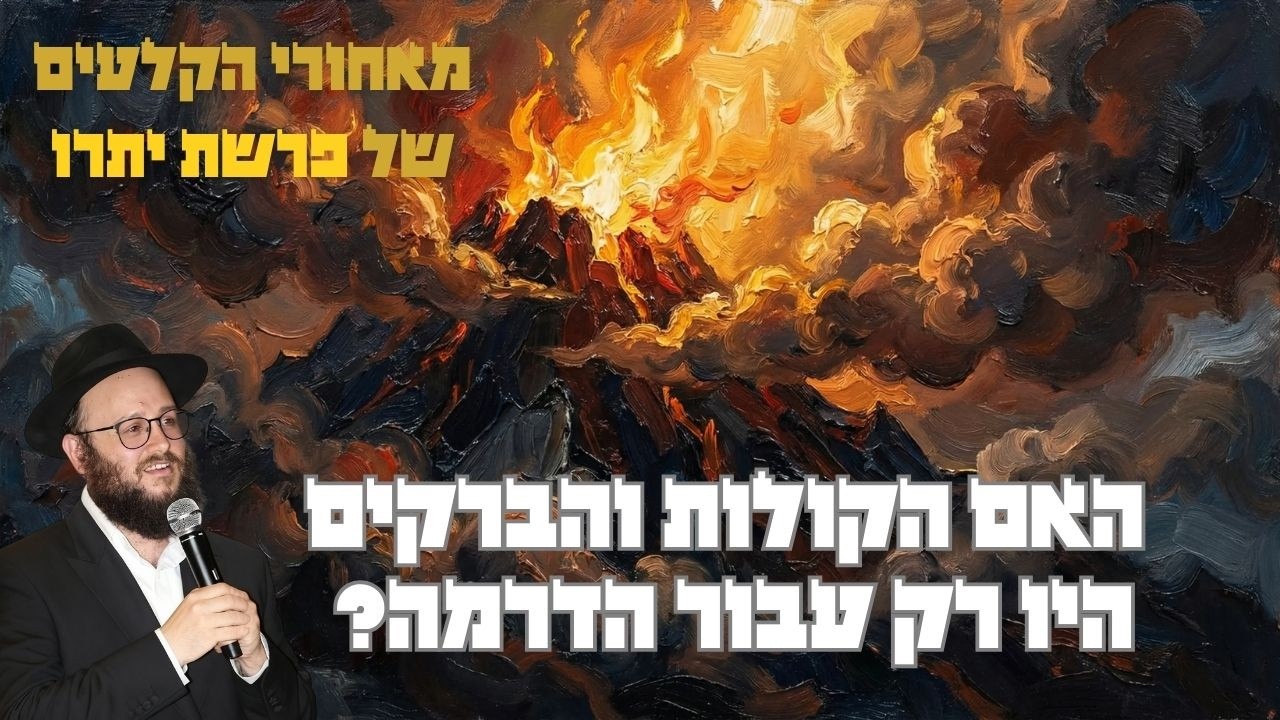 עשן, קולות, ברקים וקול שופר | מאחורי הקלעים של פרשת יתרו
