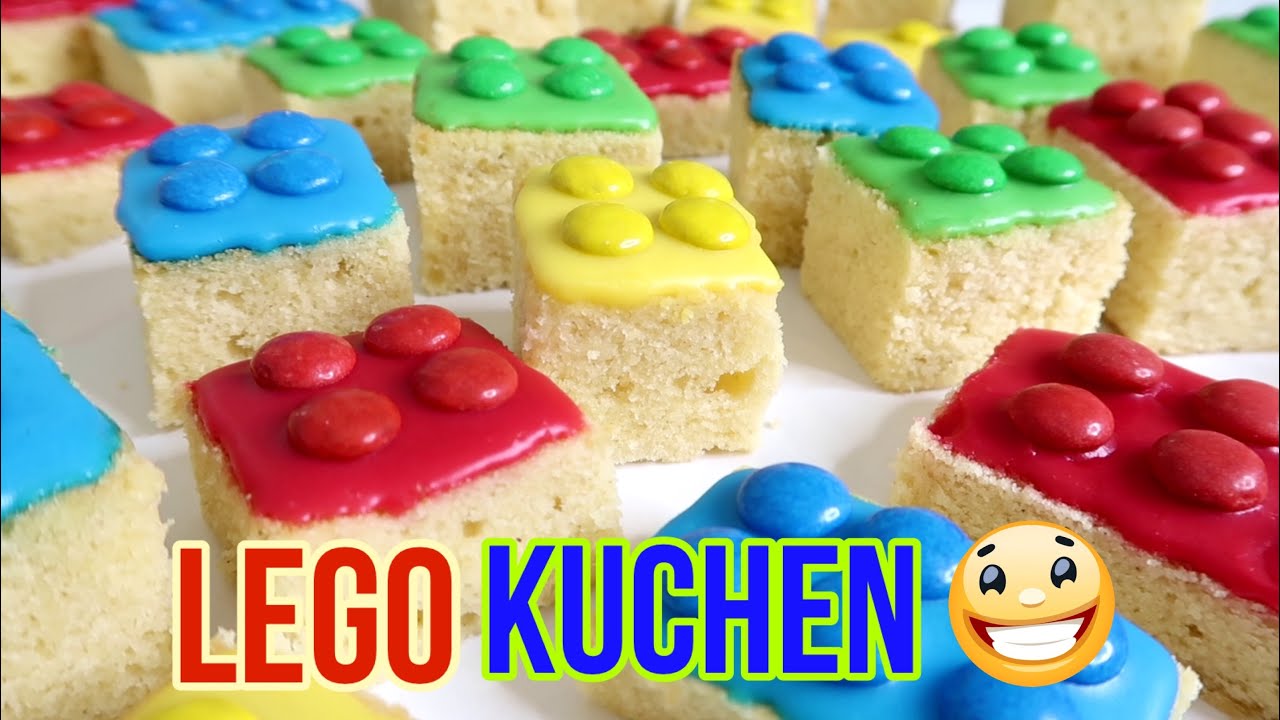 🤩 BESTER Kinder Geburtstagskuchen | LEGO KUCHEN 🎂 Lego Bausteine backen | Ein HIT für Gross & Klein