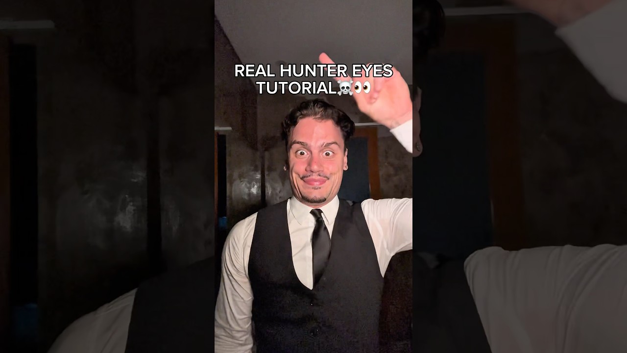 REAL HUNTER EYES TUTORIAL☠️👀#real #hunter #eyes #tutorial #stepbystep #shelove