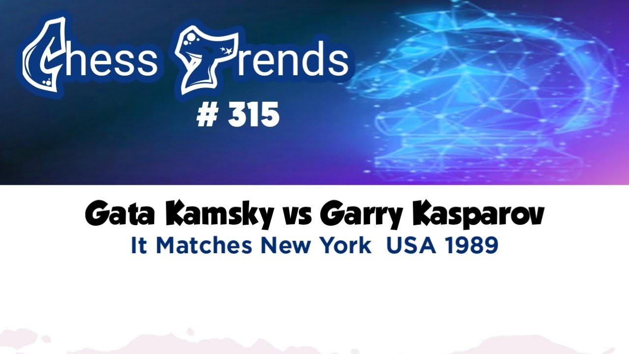 Gata Kamsky vs Garry Kasparov. It Matches New York ( USA) 1989.
