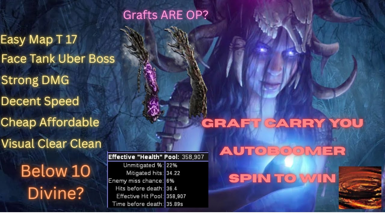 POE 3.27 Graft Based Build Falling Crystal Dance in the White Auto Boomer Occultist.