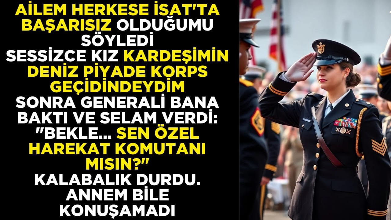 Kız Kardeşimin Geçit Töreninde Bana Güldüler — Ta Ki General Dönüp Selam Verene Kadar...
