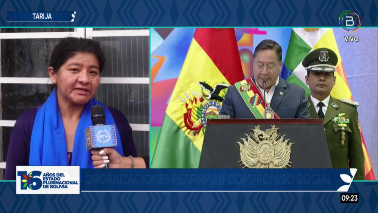 El presidente Luis Arce participa en la ceremonia ancestral por el Día del Estado Plurinacional
