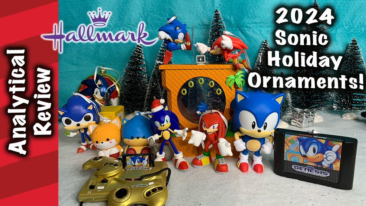 2024 Sonic Hallmark Holiday Ornaments