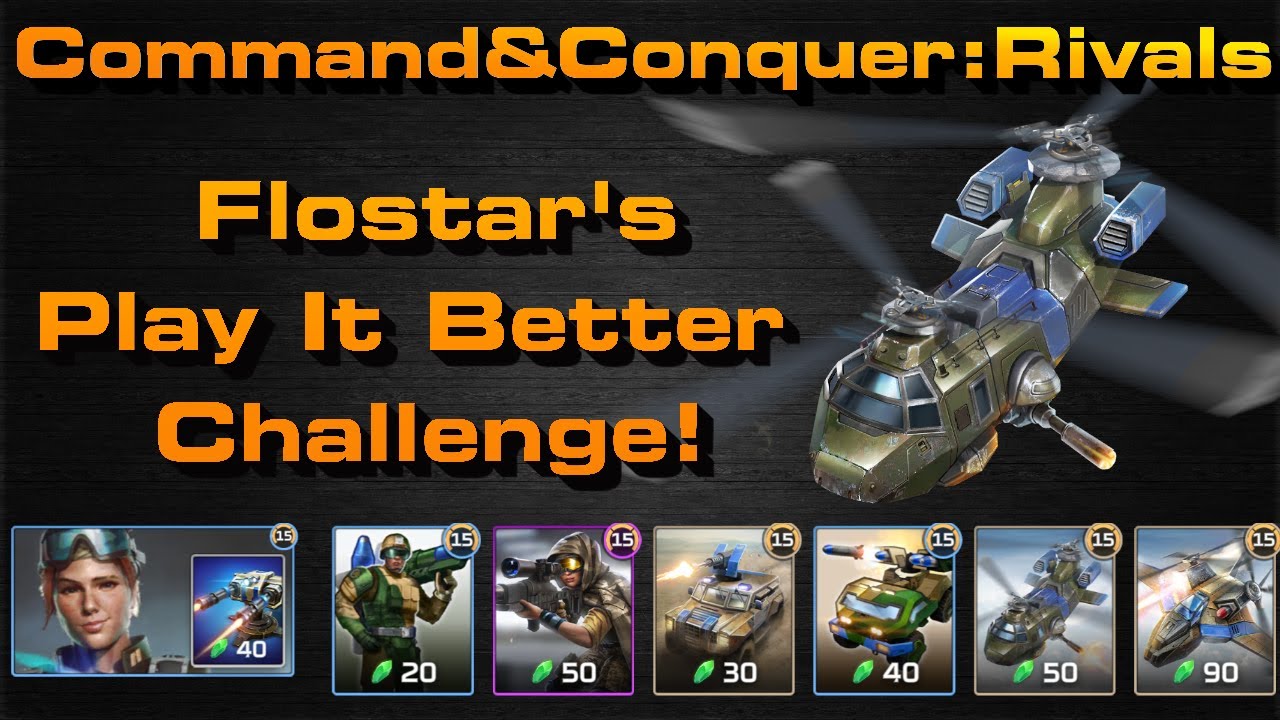 C&C Rivals: Flostar's Play It Better Challenge!