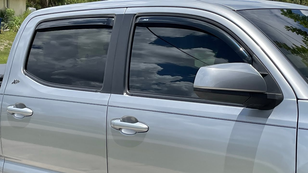 AVS window deflectors for Tacoma DIY (IN-CHANNEL)