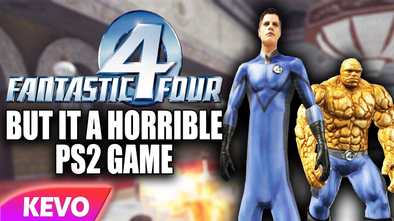 Fantastic 4 but it's a horrible ps2 game