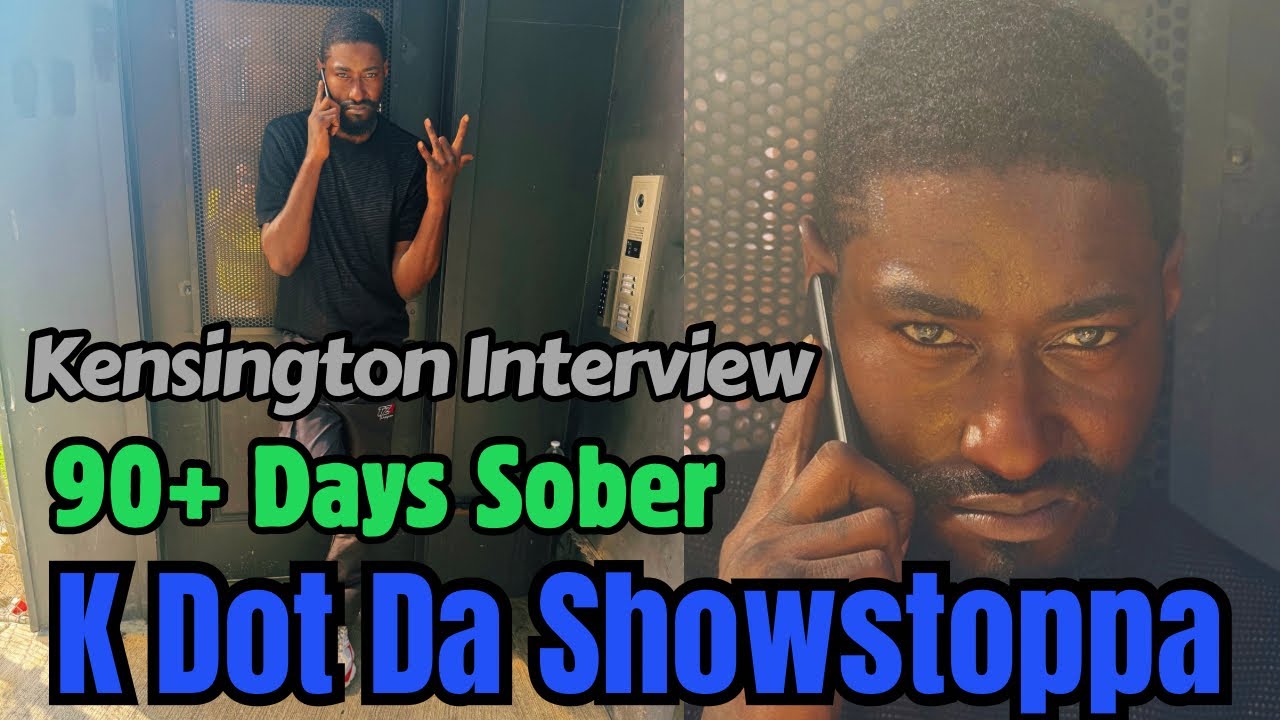 K Dot Da Showstoppa - 90+ Days Sober Back In Kensington Helping Addicts Go To Rehab