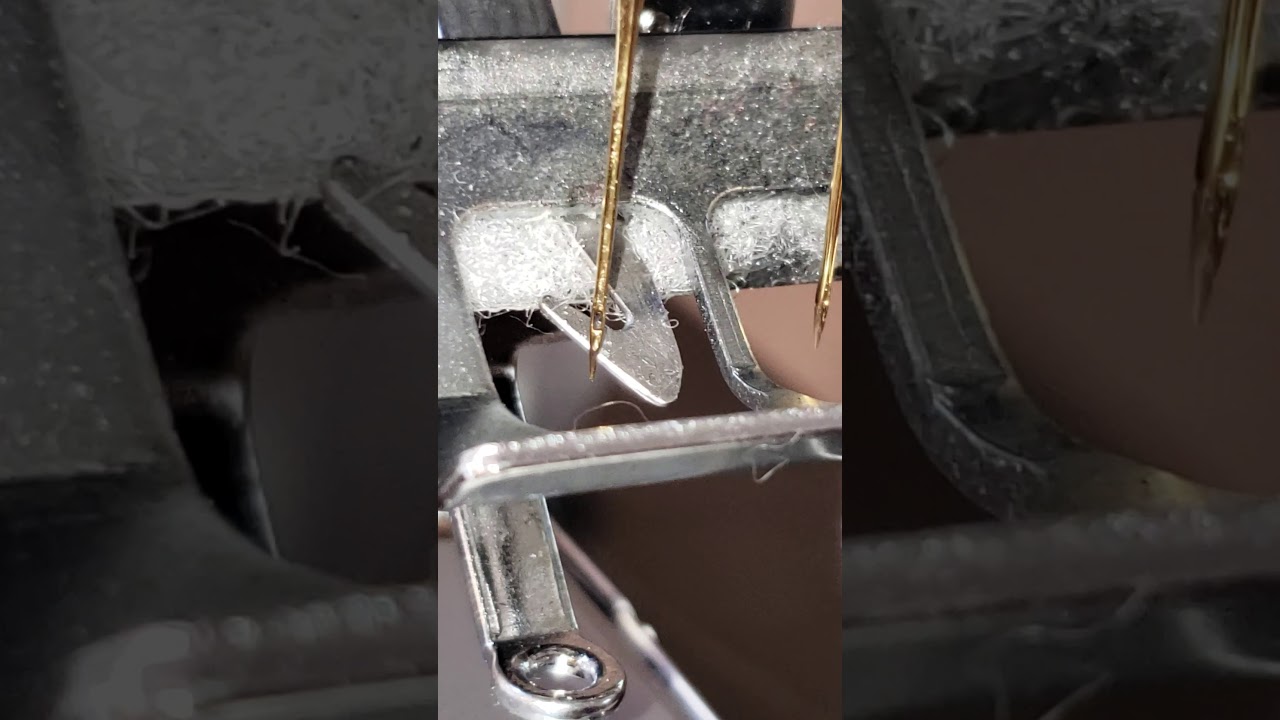Thread catcher adjustment