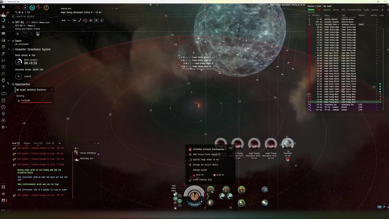 Eve Online - Angel Shielded Starbase