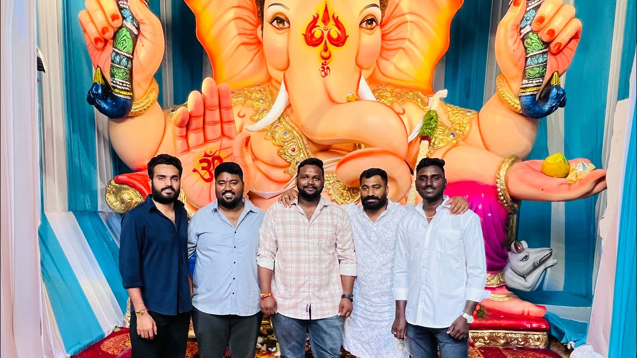 Maaa Ganapati❤️Bappa🙏🏻 1st Poojaa || Siddiq bhai Ganesh 2k25 || #ganapatibappamorya 