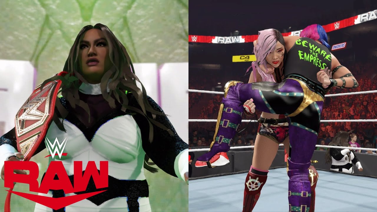 WWE 2K23 RAW NIA JAX'S CELEBRATION + ASUKA VS KAIRI SANE