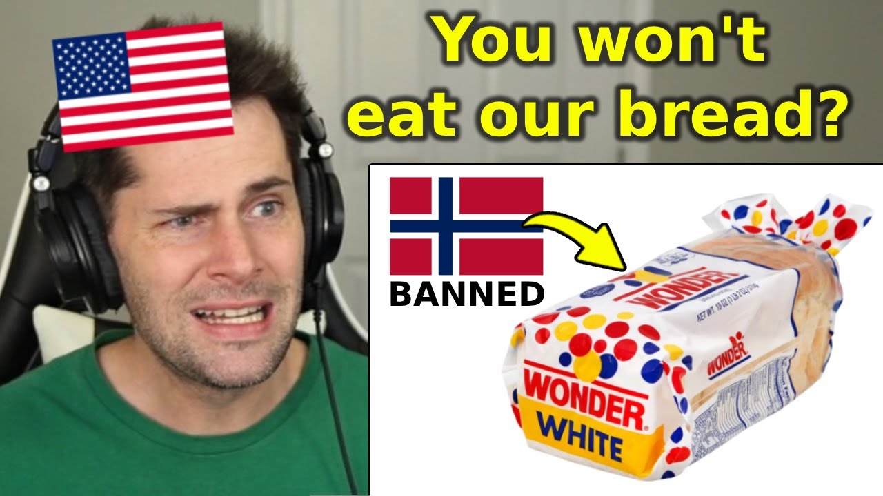 American Reacts to US Foods That Are BANNED in Norway