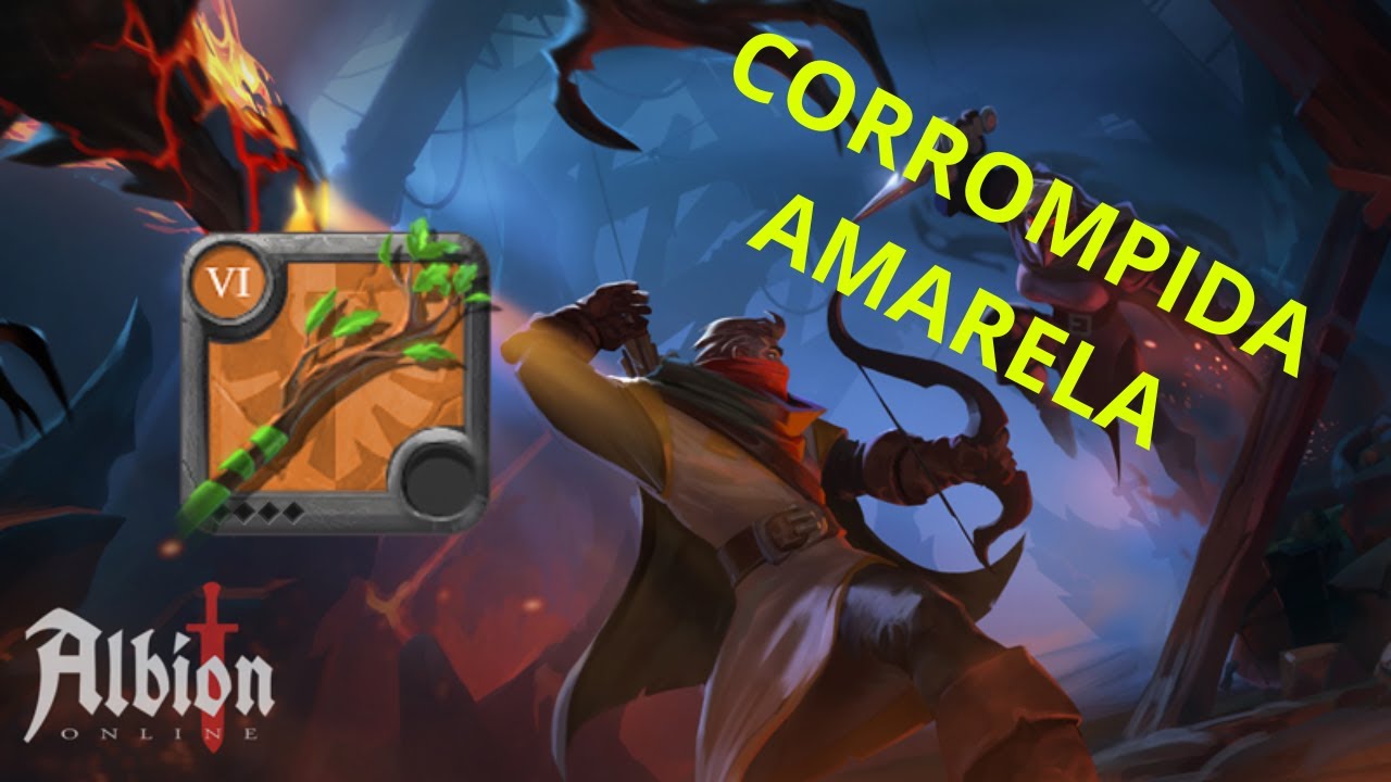 Masmorra Corrompida amarela [Albion Online]