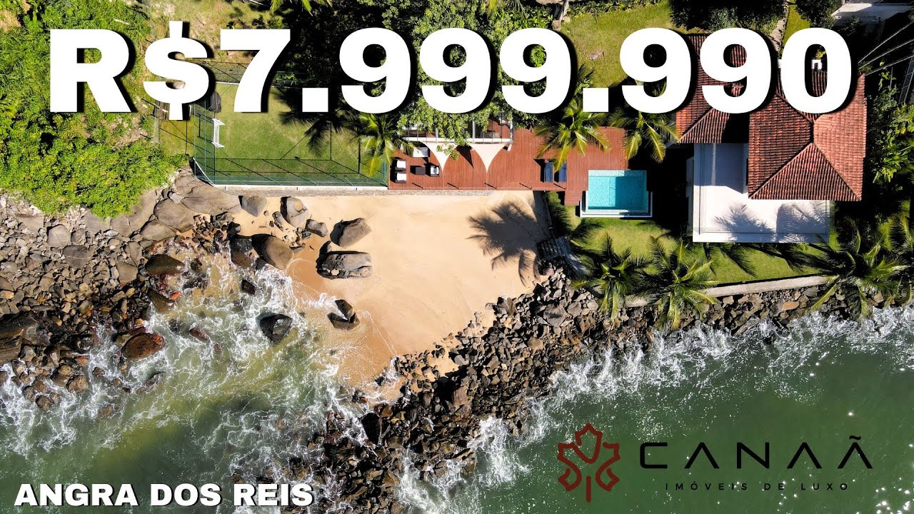 LINDA CASA REFORMADA COM PRAIA PRIVATIVA, PISCINA EM MANGARATIBA - RJ 🔆 4K 60 fps