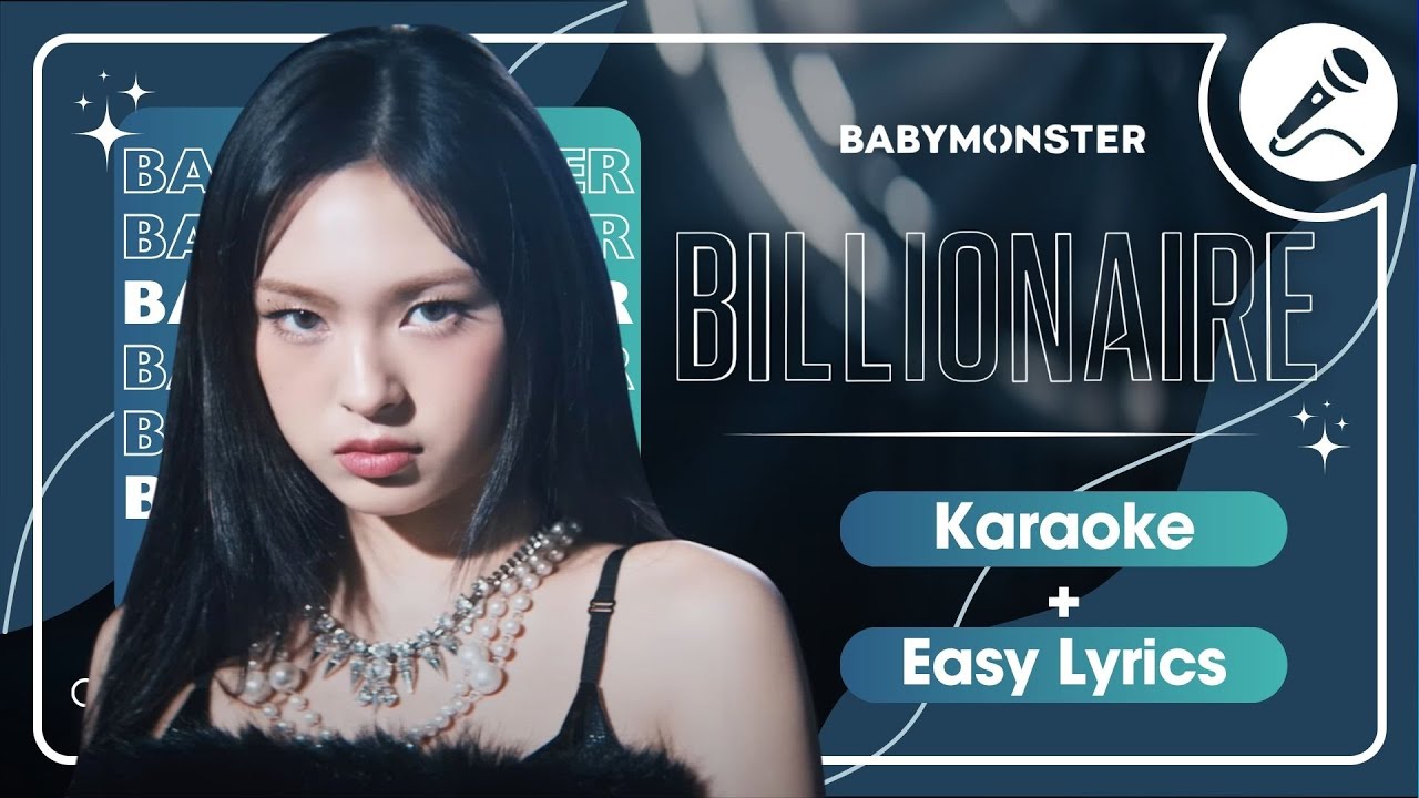 BABYMONSTER - 'BILLIONAIRE' Instrumental | Karaoke with Easy Lyrics