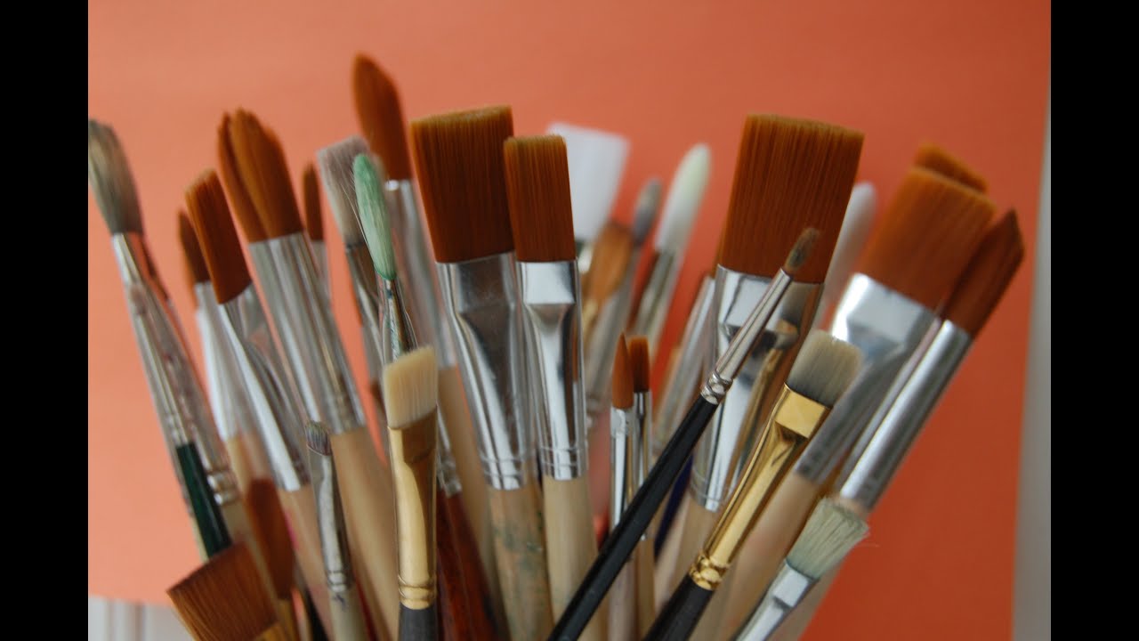 Cómo elegir pinceles para pintar al óleo. Curso de pintura.