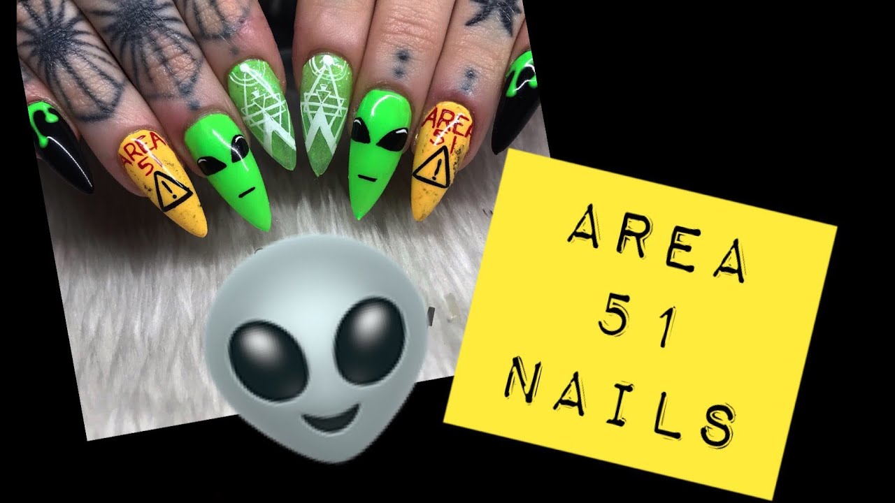 Area 51 Nails- using Apres Gel X and The Gel Bottle