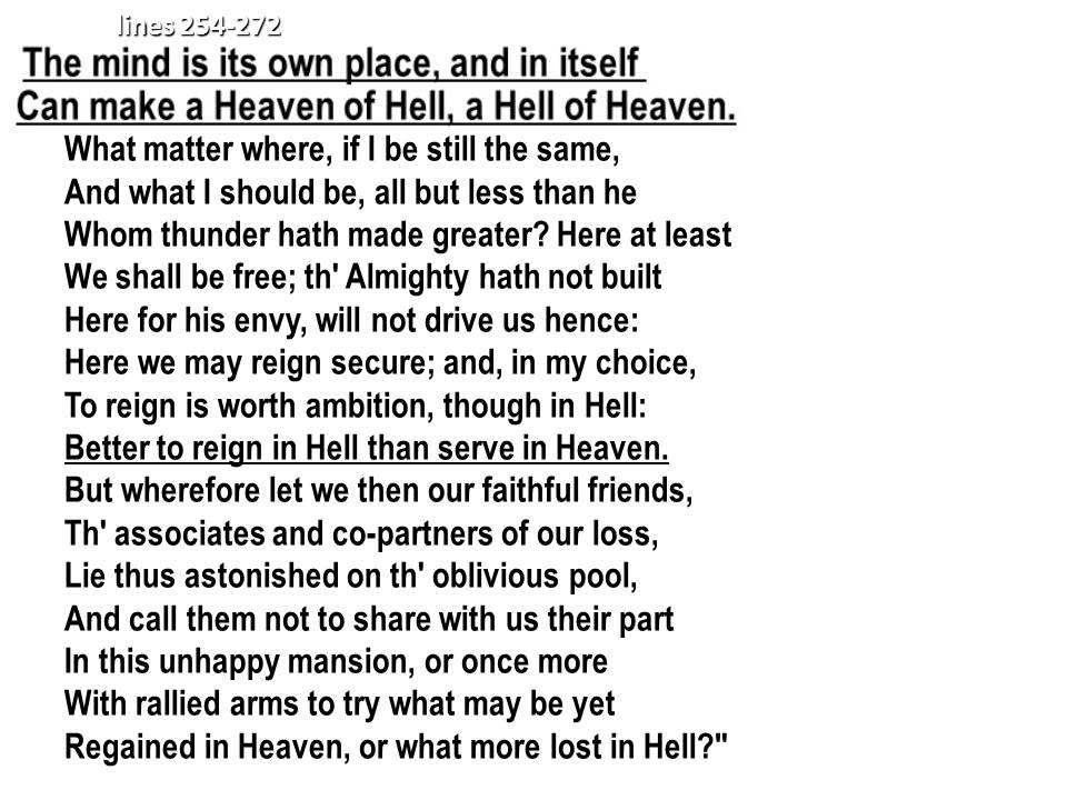 Satan's famous speech Book 1