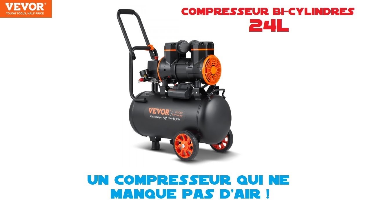 Cyrob : Présentation compresseur 24L VEVOR